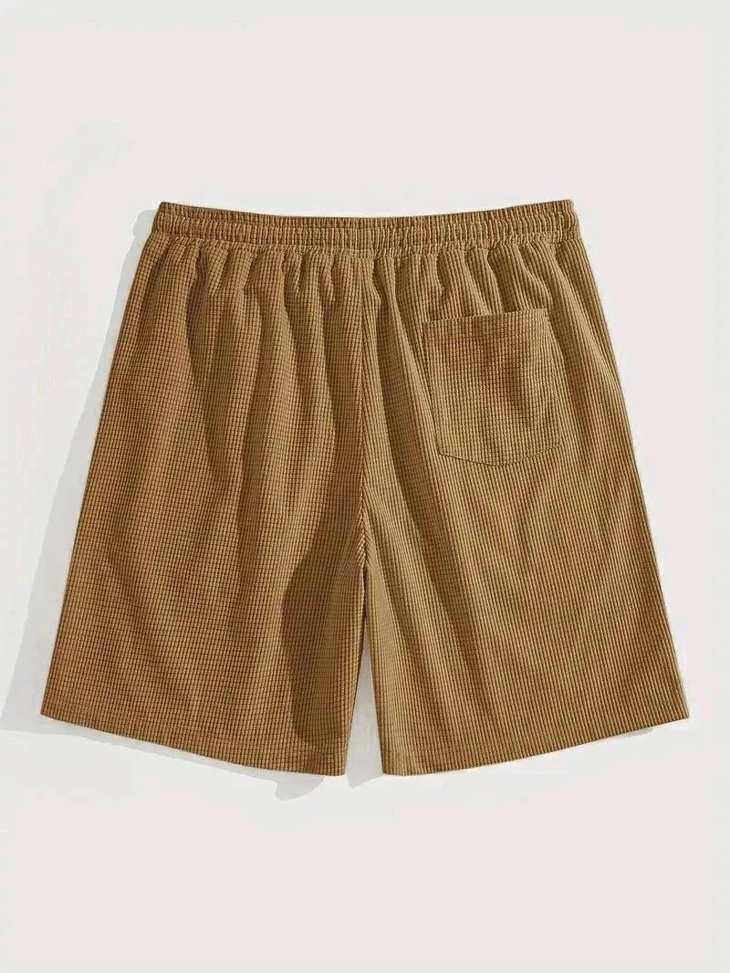 FABRIPPLE Men’s Khakhi Slim Fit Shorts for Summer - Image 2